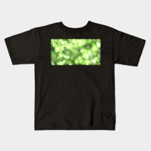 Abstract bubbles green Kids T-Shirt